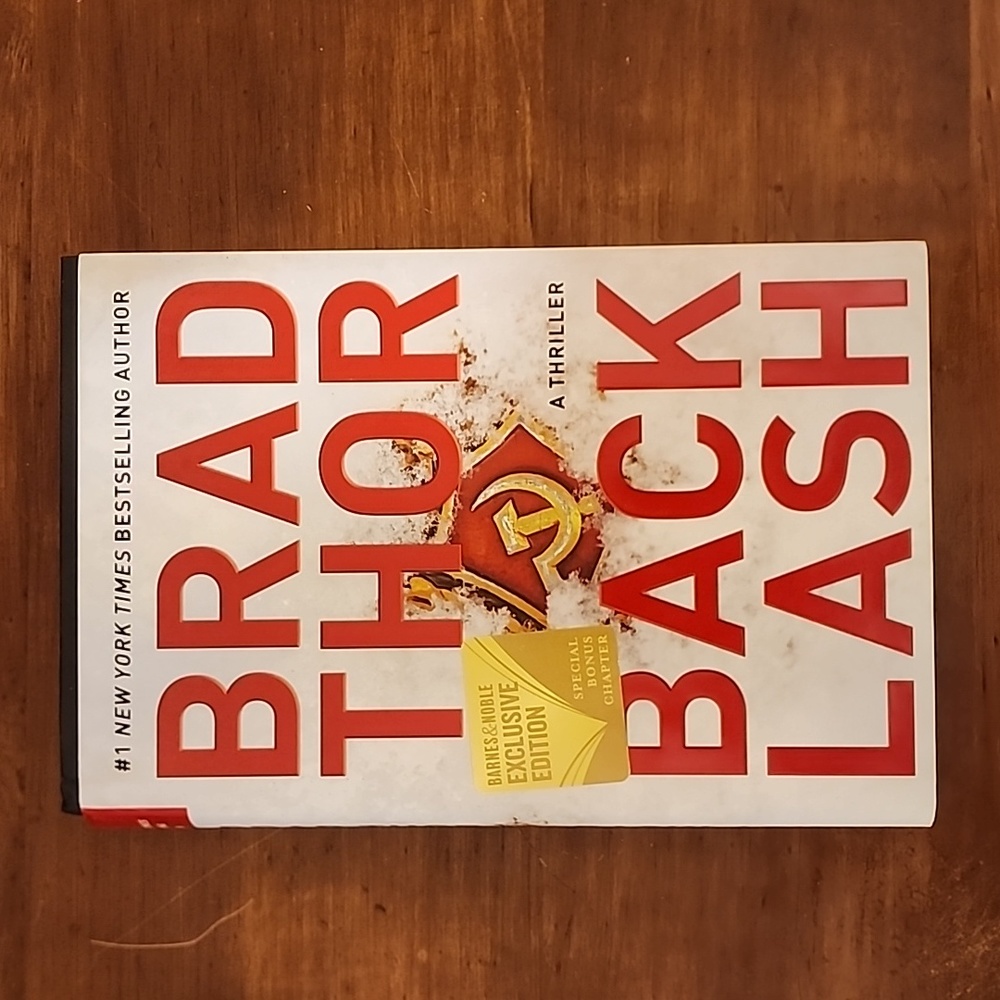 Brad Thor “Back Lash” Book